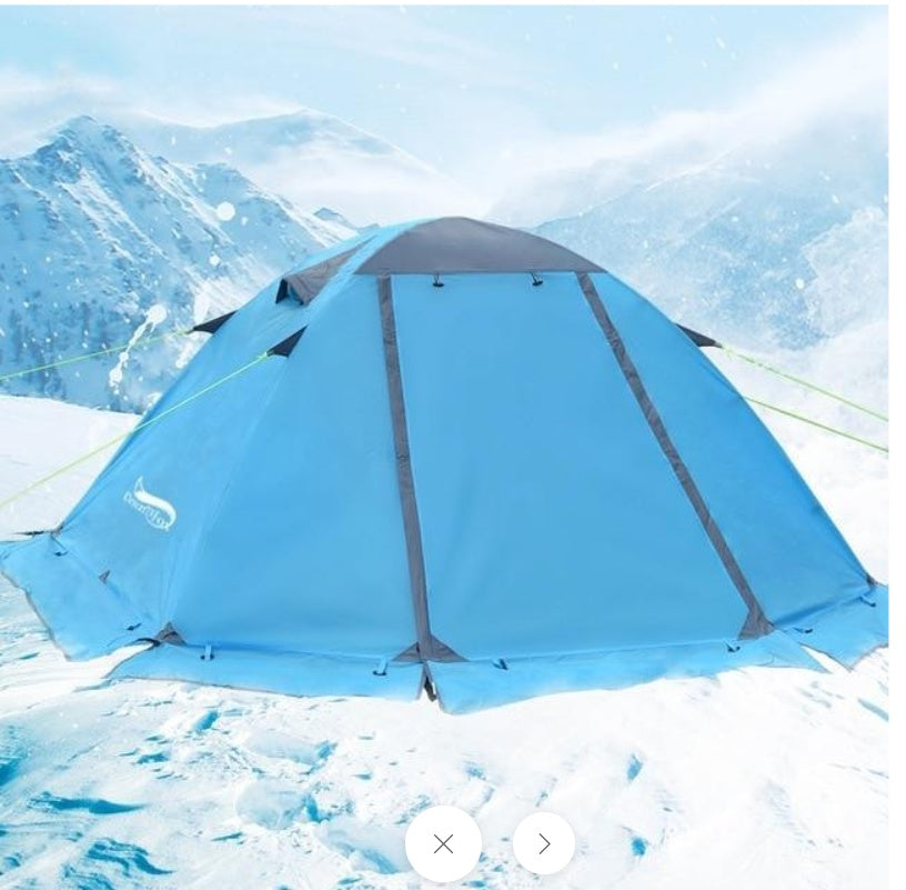 Discover the Desert Fox 2-Person Double-Layer Camping Tent
