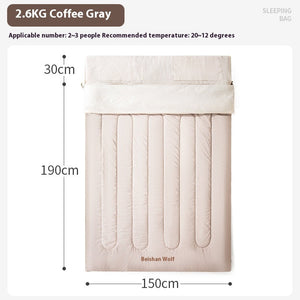Experience the Ultimate Comfort with Our Double-Thickened Cold Weather Sleeping Bag
